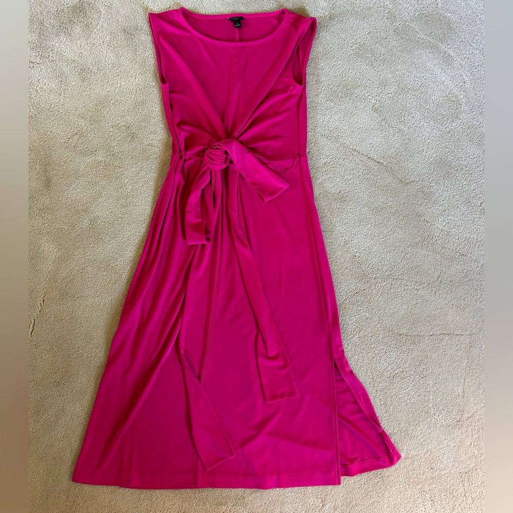 Ann Taylor Fuchsia Midi Dress - Picture 4 of 4